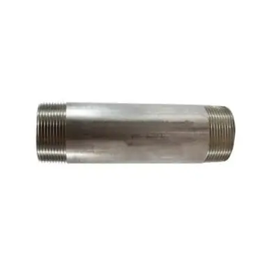 Midland Industries 48144 - Welded Pipe Nipple, 1-1/2" MPT x 1-1/2" MPT, 3-1/2" L, Stainless Steel