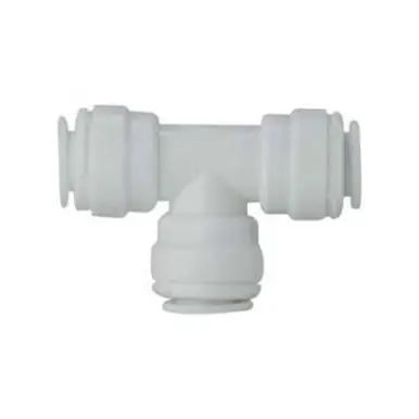 Midland Industries 20029P - Union Tee, 3/8" Push" Tube x 3/8" Push" Tube x 3/8" Push" Tube, Plastic