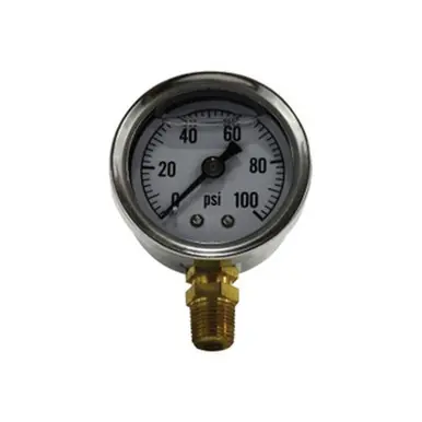 Midland Industries 80602 - Pneumatic Pressure Gauge, 1-1/2" Dial, 0 to 30 psi Measuring Range,