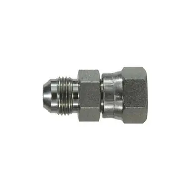Midland Industries FS650488 - Swivel Adapter, 1/2" Male JIC 37° Flared x 1/2" Female ORFS, Steel