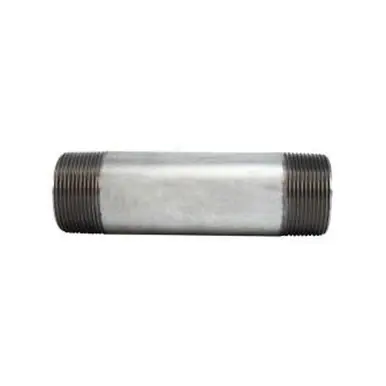Midland Industries 56283 - Welded Pipe Nipple, 1-1/2" MPT x 1-1/2" MPT, 36 in L, Steel, Galvanized,