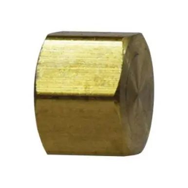 Midland Industries 18049 - Hex Cap, 1/2" Compression, Brass