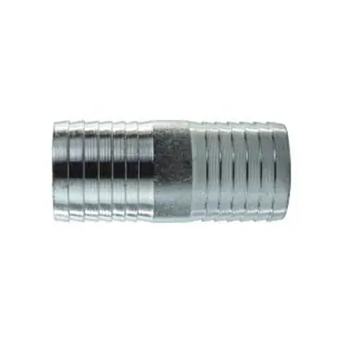 Midland Industries 973905 - Coupling, 2" Hose Barbed x 2" Hose Barbed, Steel, Galvanized