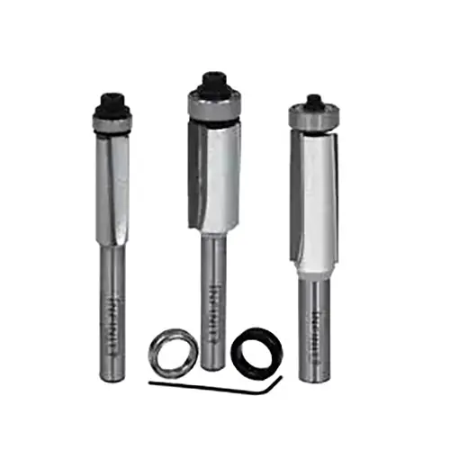 Infinity Tools 4-Pc. Carpenter Flush Trim Router Bit Set