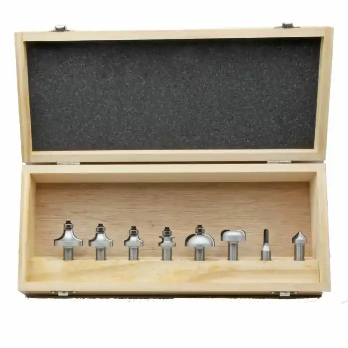Infinity Tools 8-Pc. Prof. Picture Frame Router Bit Set