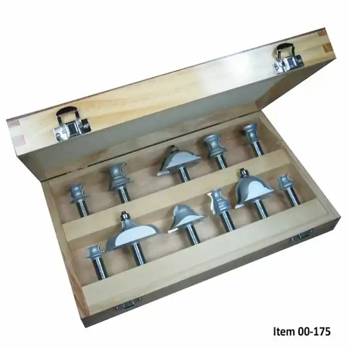 Infinity Tools 1/2" Shank 11-Pc. 17th Century Profile Router Bit Set