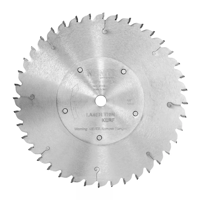 Infinity Tools 10" Laser Kerf Saw Blade & Splitter, 5/8" Arbor