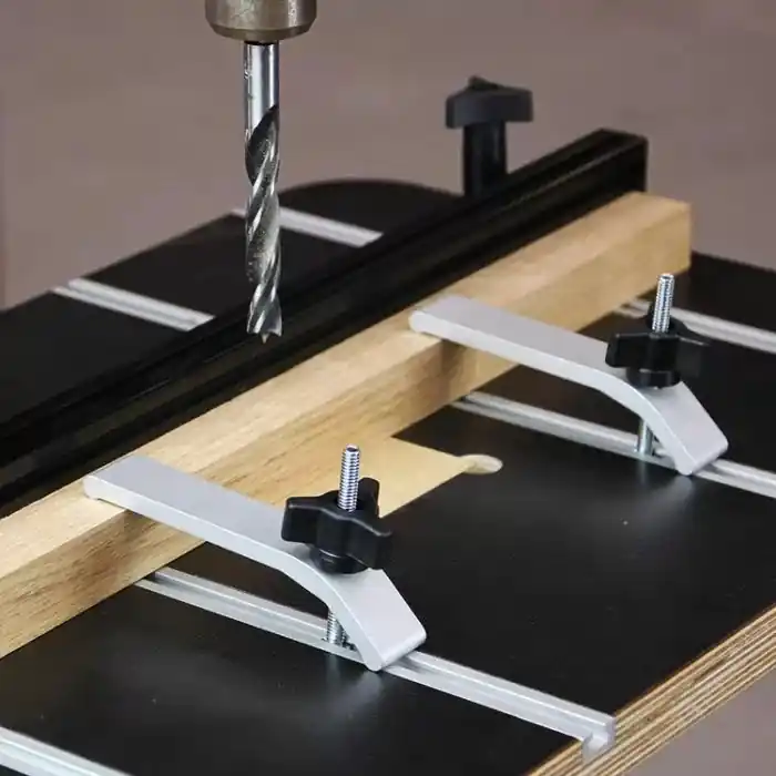 Infinity Tools Aluminum Hold-Down For Mini T-Track; With 1/4" x 20 Bolt