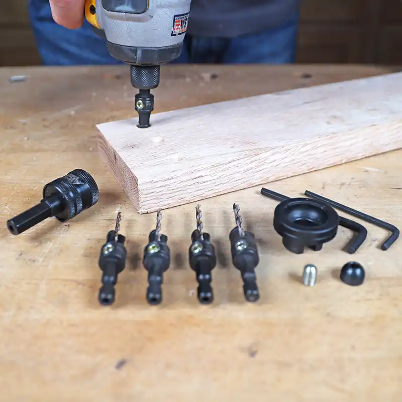 Make it Snappy Tools 7-pc. Cabinetmaker‘s Countersink Set