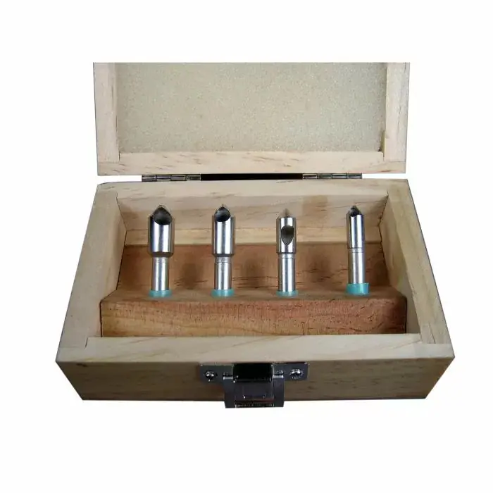 Infinity Tools 1/4" Shank 4-Pc. 82° Professional Countersink Set