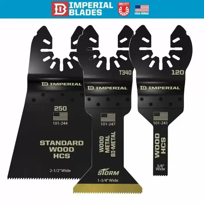 Imperial Blades 3-Pc. Multi-Tool Blade Package - Universal Fit