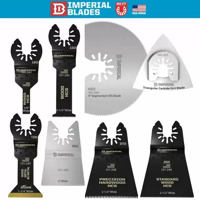 Imperial Blades 8-Pc. Multi-Tool Master Blade Package - Universal Fit
