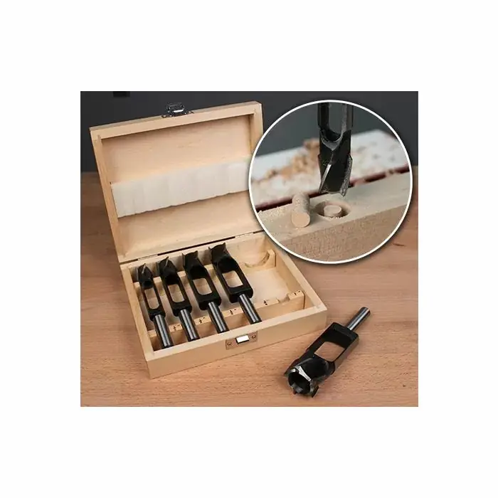 Infinity Tools 5-Pc. Extra Long Dowel & Plug Cutter Set