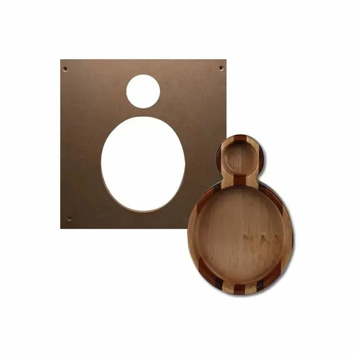 Infinity Tools Snow Man Tray Template