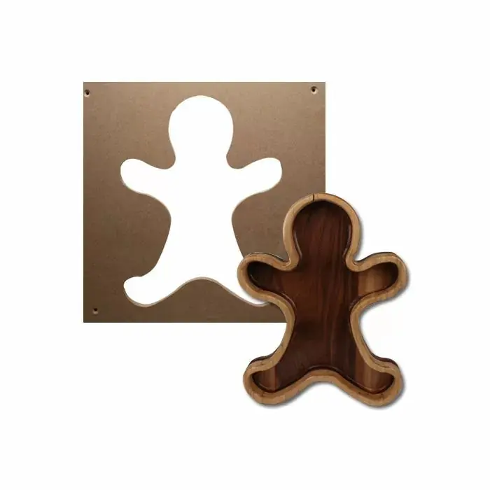 Infinity Tools Ginger Bread Man Tray Template
