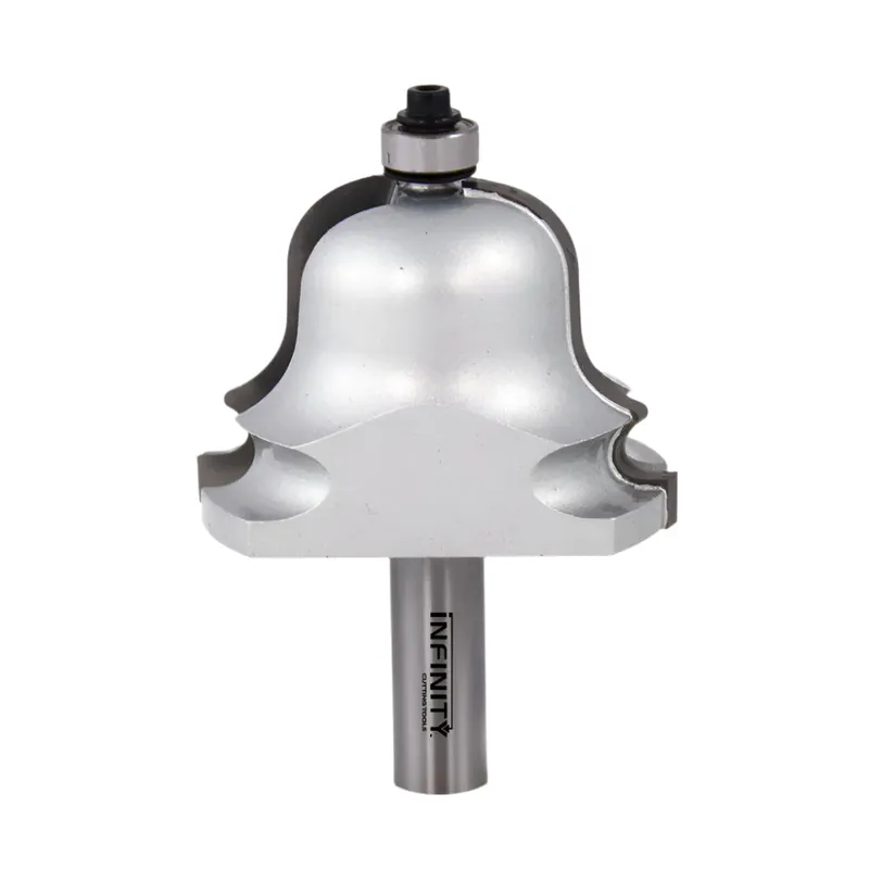 Infinity Tools 1/2" Shank Colonial Period Router Bit, Large Furniture Detail