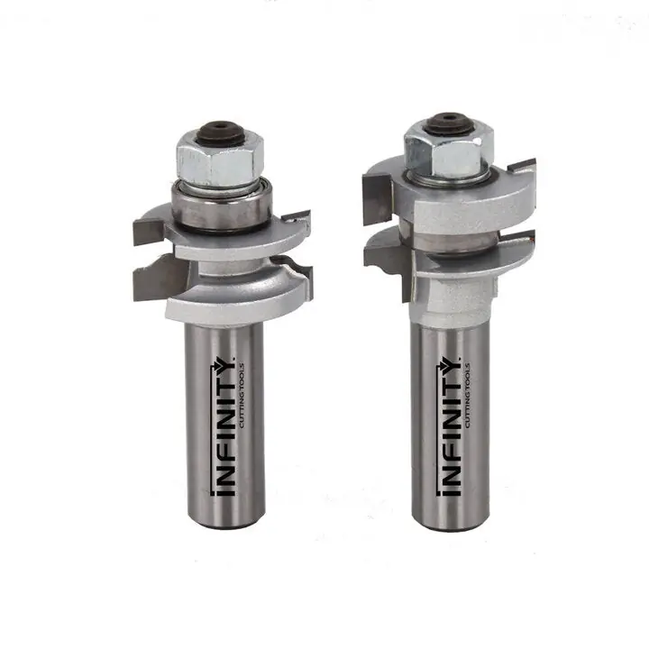 Infinity Tools 1/2" Shank Mini Rail & Stile Matched Router Bit Set