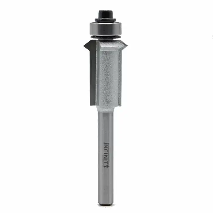 Infinity Tools 1/4" Shank Flush & V-Groove Router Bit