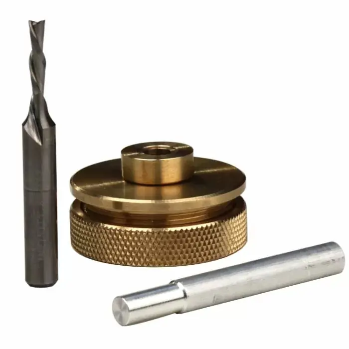 Infinity Tools Brass Inlay Kit w/ Spiral Bit & Centering Pin