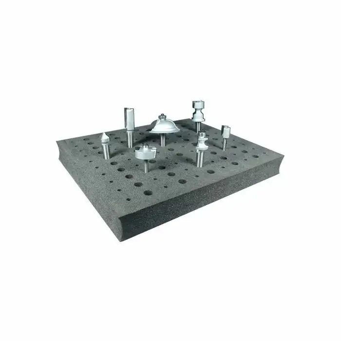 Infinity Tools Router Bit Organizer - Up To 100 Router Bits