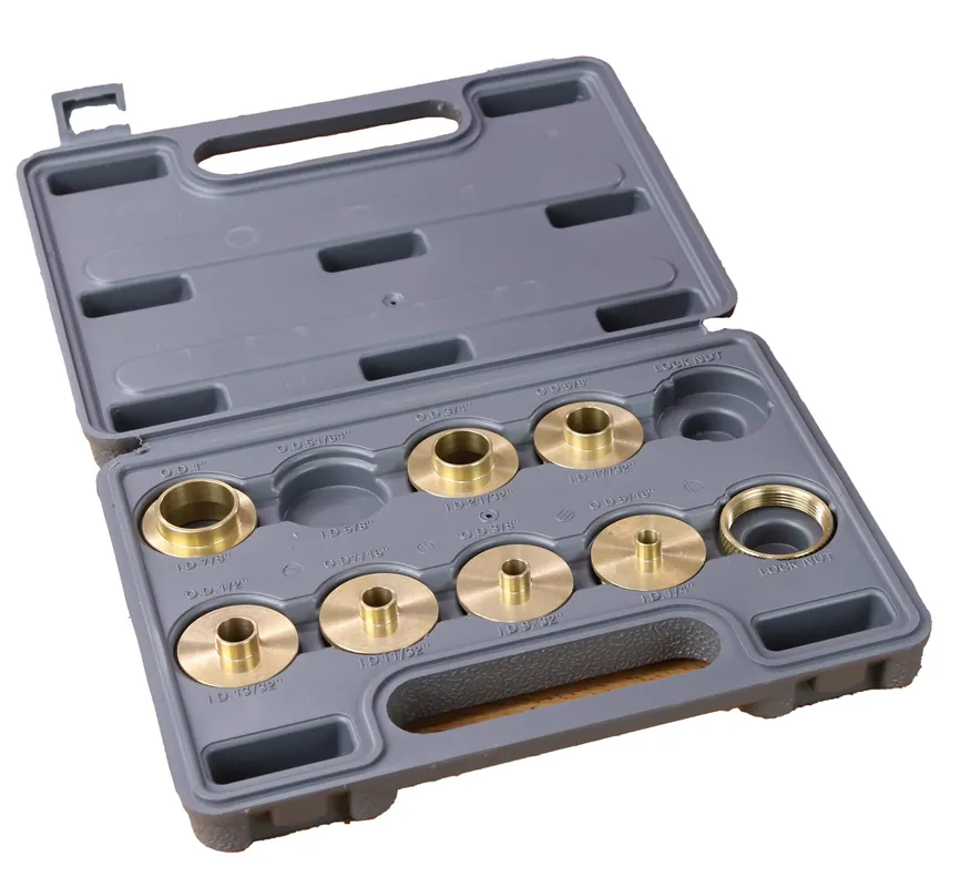 Shop Fox 10-Pc. Brass Template Guide Kit