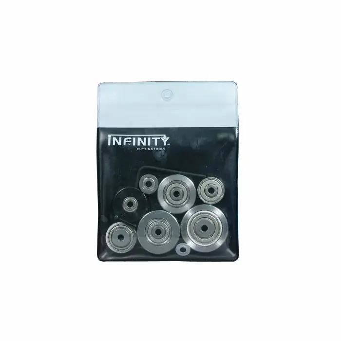 Infinity Tools 7-Pc. Rabbeting Bit Bearing Kit, 3/16" I.D.