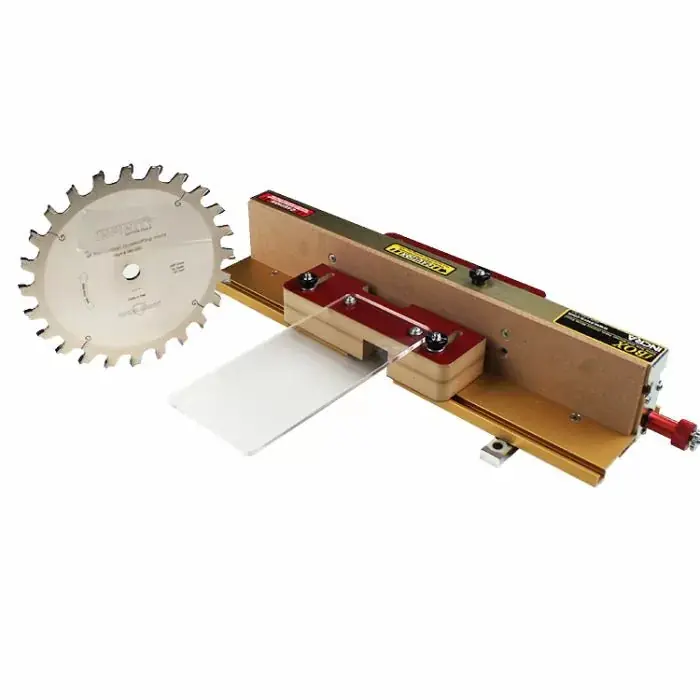 Incra I-BOX - Box Joint Jig with Infinity Tools 1/4" Kerf Flat Top Blade