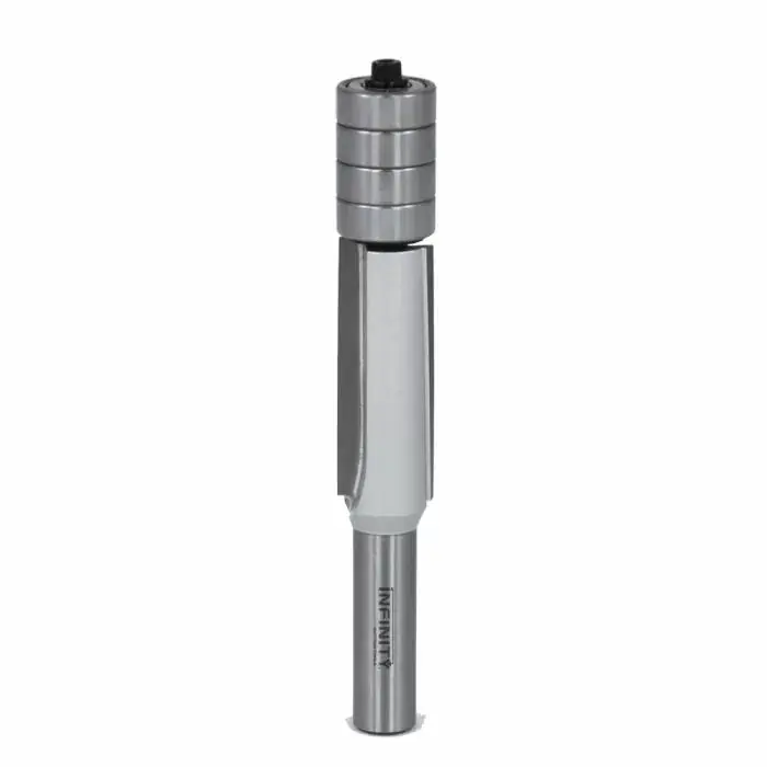 Infinity Tools 1/2" Shank Car Audio Super Flush Trim Router Bit w/ 4 Bearings