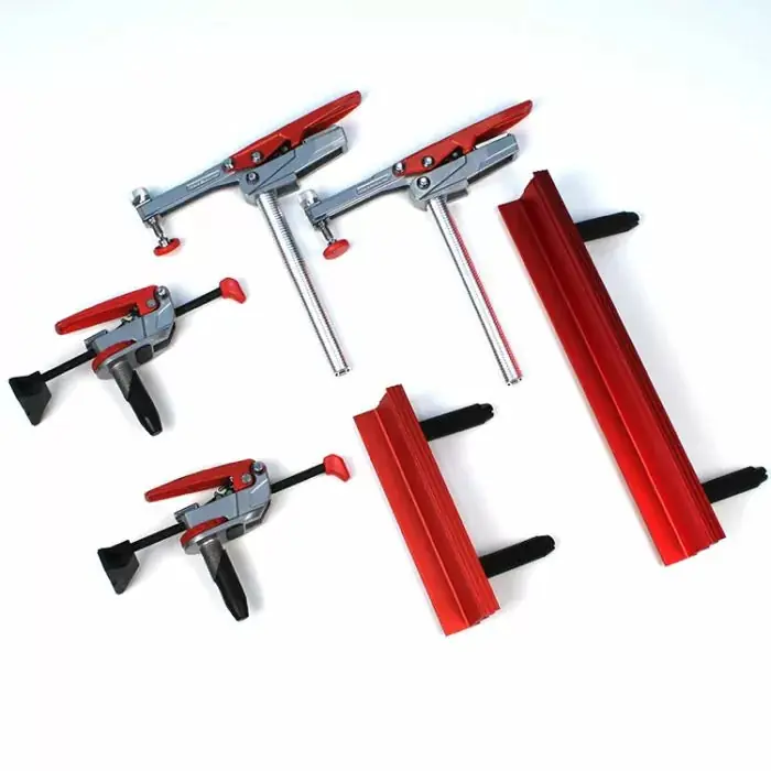BORA 6-Pc Auto-Adjust Dog Hole Clamp Master Pack