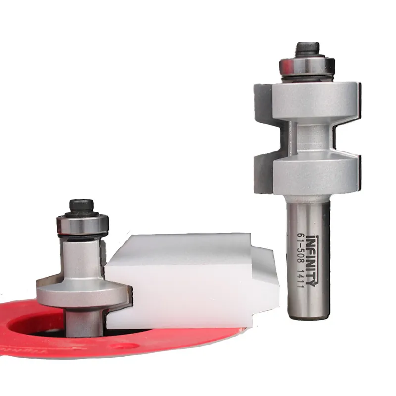 Infinity Tools Setup Block For 61-508, Bevel Glue Joint Router Bit Set