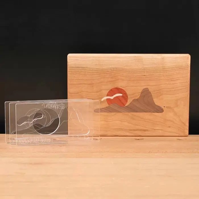 Infinity Tools Mountain Sunset - Multi-Layer Inlay System