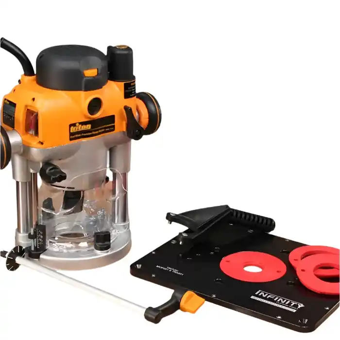 Infinity Tools Router Insert Plate w/ Triton TRA001 3-1/4 HP Router