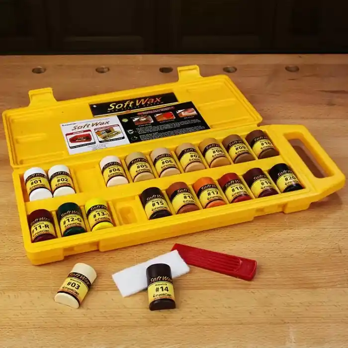 FastCap 22-Pc. SoftWax Wood Filler Kit w/ Custom Tray