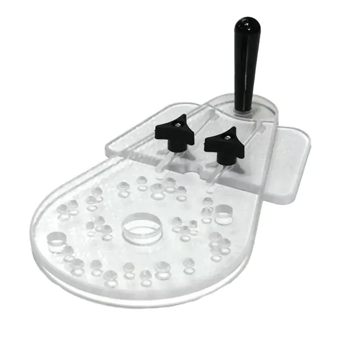 Infinity Tools Universal D-Handle Router Base Plate, Full Size