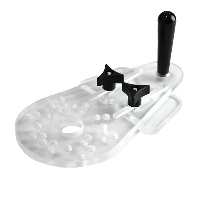 Infinity Tools Universal D-Handle Router Base Plate For Compact Routers