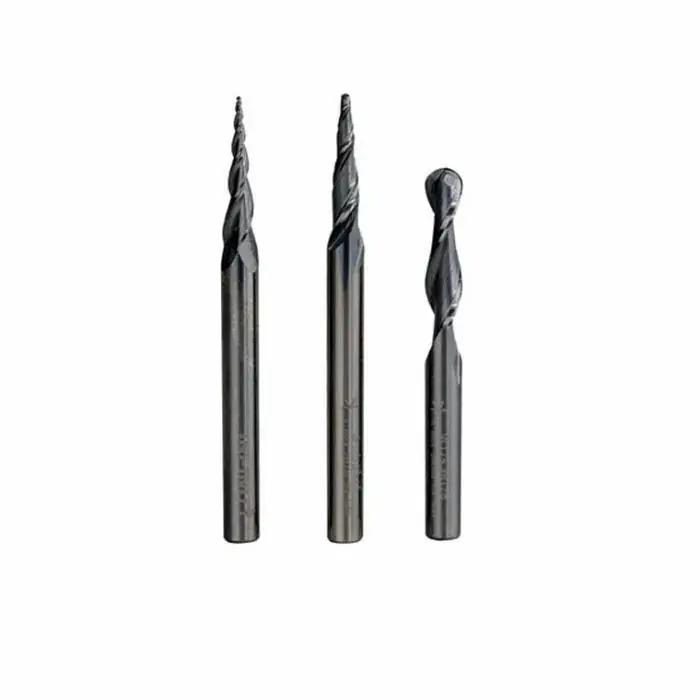 Infinity Tools 1/4" Shank, 3-Pc. Fine Detail CNC Bit Set