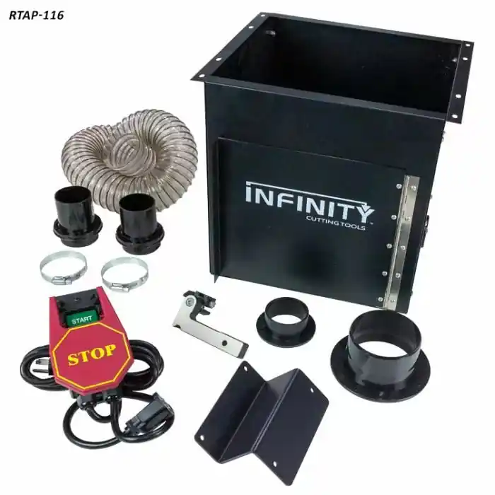 Infinity Tools Router Table Accessory Pack With Dust Cube