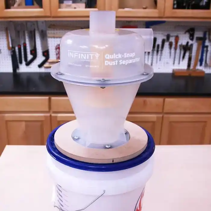 Infinity Tools DIY Quick Snap Dust Separator (add your own 5-gallon bucket)