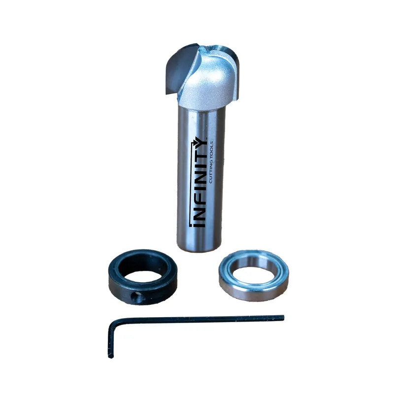 Infinity Tools 1/2" Shank Bowl & Tray Router Bit w/ Bearing
