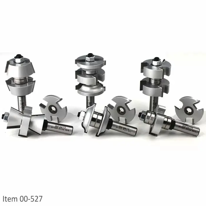 Infinity Tools 1/2" Shank Rail & Stile Entry & Passage Door Router Bits