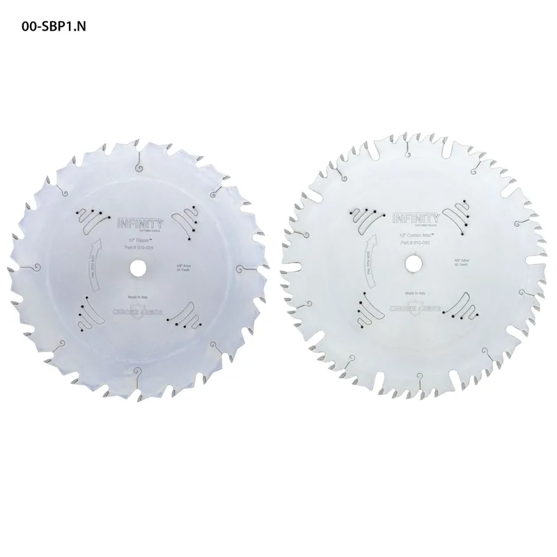 Infinity Tools 2-Pc. 10" Essential Saw Blade Set, 5/8" Bore