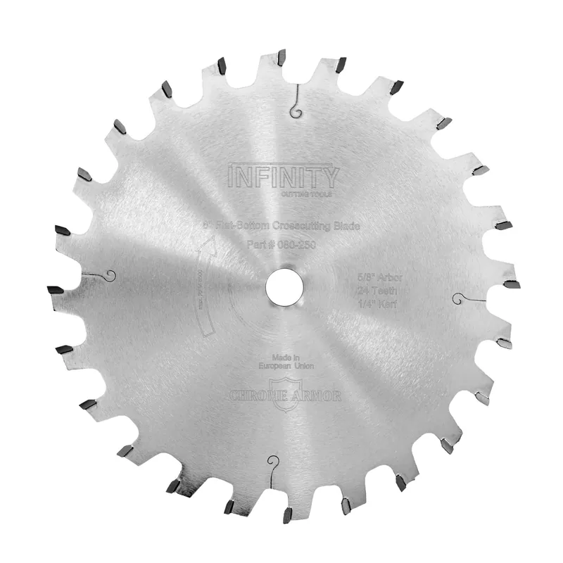 Infinity Tools 8" Flat-Top Dado Saw Blade, 5/8" Bore