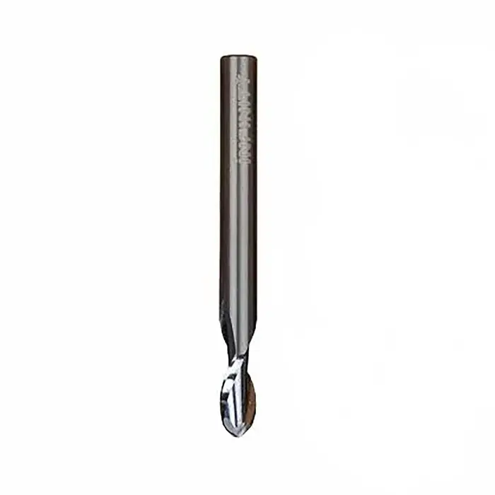 Infinity Tools 1/4" Shank Ball-Nose Up-Cut Spiral Solid Carbide CNC Router Bit