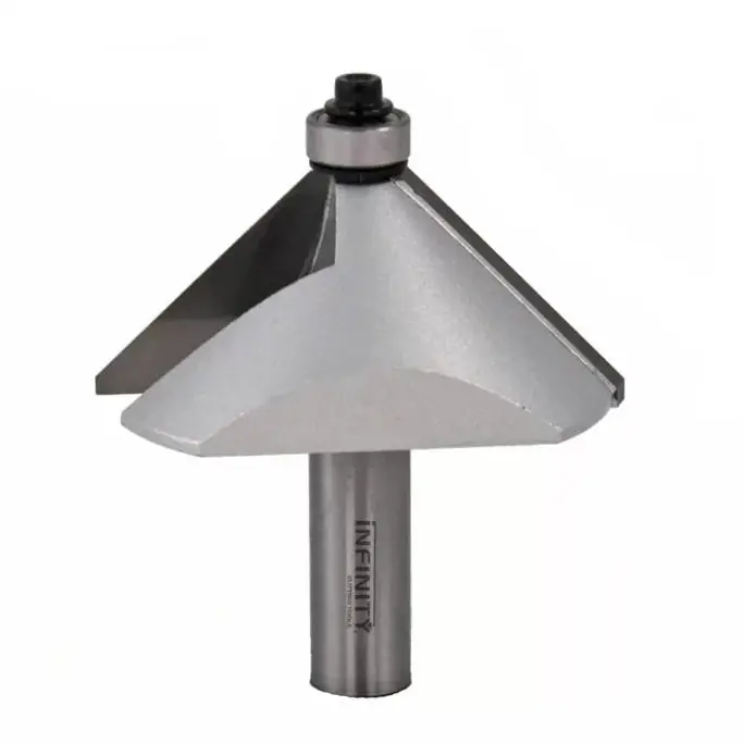 Infinity Tools 1/2" Shank Chamfer Router Bits