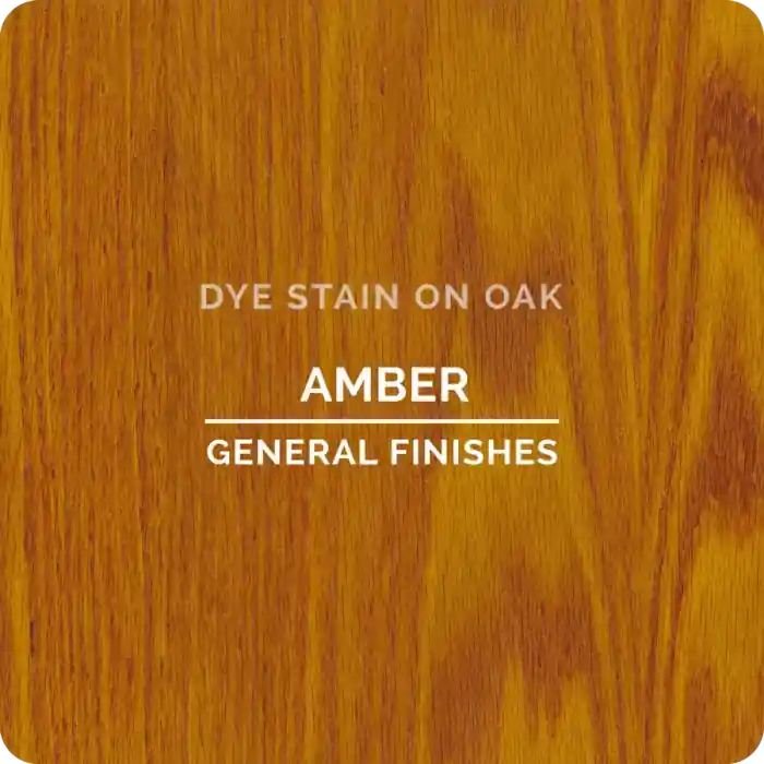 General Finishes Water Based Dye Stain, Amber