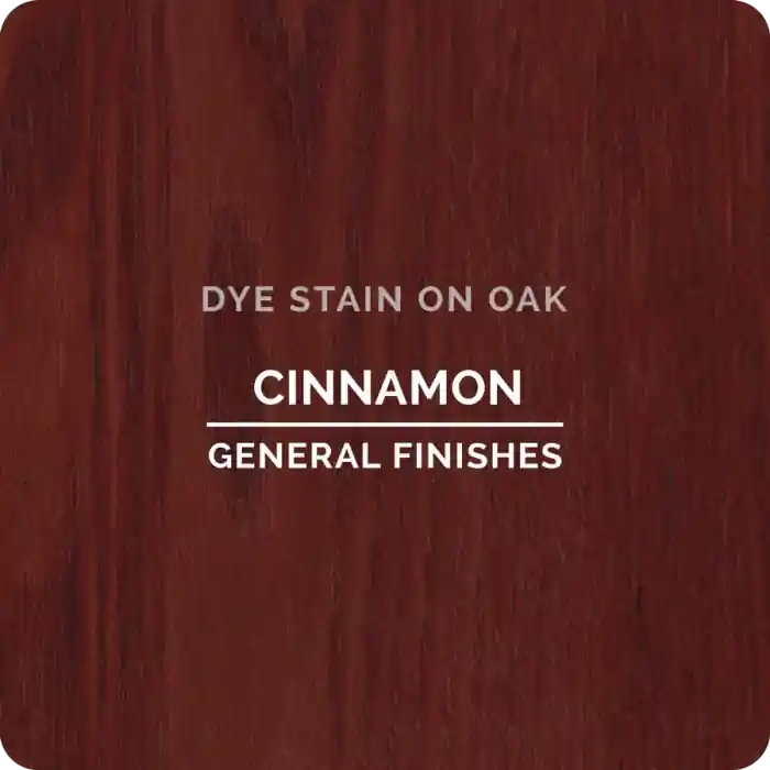 General Finishes Water Based Dye Stain, Cinnamon