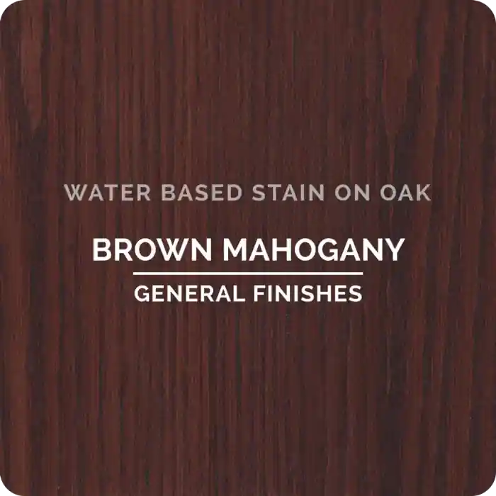General Finishes Water Based Pigmented Stain, Brown Mahogany