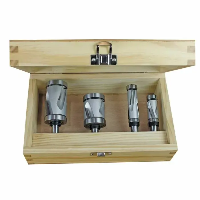 Infinity Tools 1/2" Shank 4-Pc. Mega Flush Trim Router Bit Set