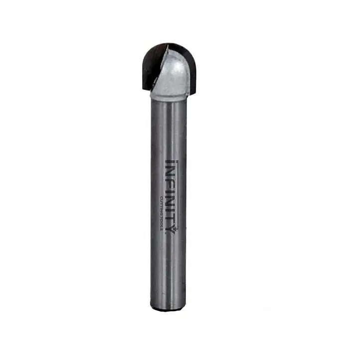 Infinity Tools 1/4" Shank Roundnose Router Bits