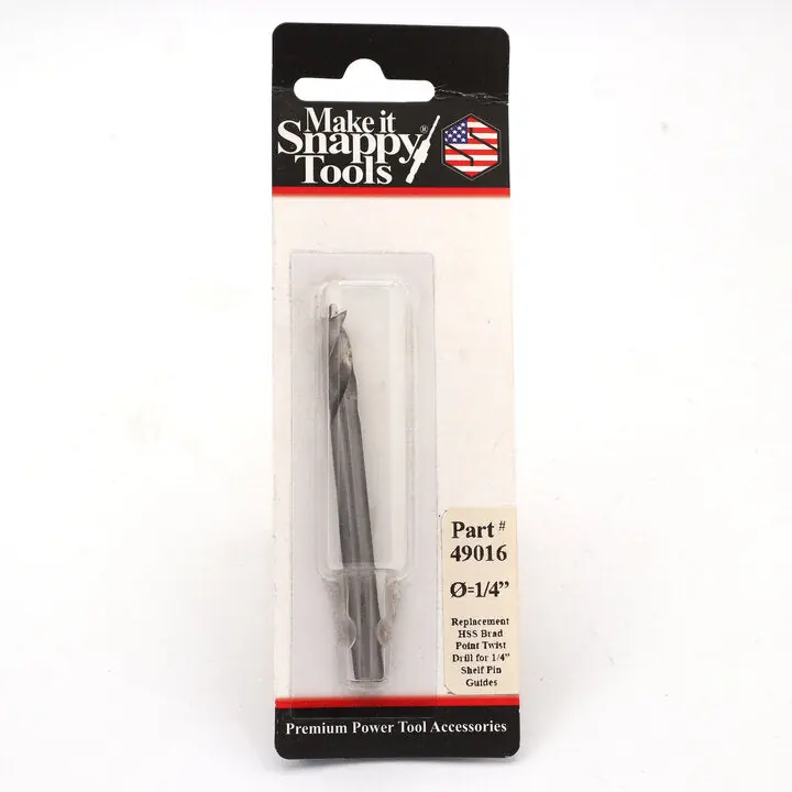 Make it Snappy Tools Replacement Drills For Shelf Pin Bits, 1-Pc.